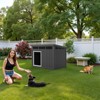 MooxvMoo Outdoor Indoor Dog House - 3 of 4