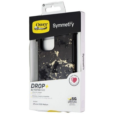 OtterBox Symmetry Case for iPhone 12 & iPhone 12 Pro - Enigma (Black/Gold)