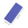 Unique Bargains Foot File Exfoliating Scrub Stone Double Sided Fine and Coarse Pumice Stone Foot Care 2 Pcs Purple - 4 of 4