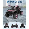 Jojoka 12V Kids Ride-On ATV with Remote Control, Bluetooth Music, Lights, Spring Suspension, 2-Speed Electric 4-Wheeler for Ages 2-6 - 2 of 4