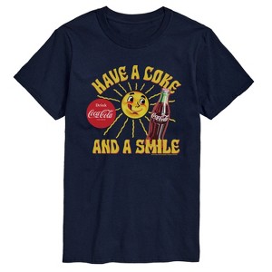 Men's - Coca-cola - Have A Coke And A Smile Short Sleeve Graphic T-Shirt - 1 of 3