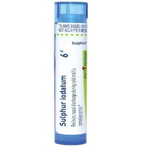 Sulphur Iodatum 6C by Boiron Homeopathic Single Medicine For Cough, Cold & Flu  -  1 Tube Pellet - 1 of 4
