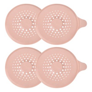 Unique Bargains Round Anti-Slip Bathroom with Suction Cups Drain Protectors - 1 of 4