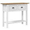 vidaXL Console Table BODO Brown 35.4 in.x13.6 in.x28.7 in. Solid Wood Pine - 2 of 4