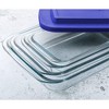 Apex Vanguards 8-Piece Blue Deep Glass Rectangular Containers - 3 of 3
