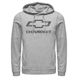 Men's General Motors Distressed Chevrolet Logo Pull Over Hoodie - 1 of 4