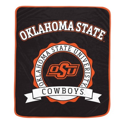 NCAA Oklahoma State Cowboys Crest Ultra Soft Blanket