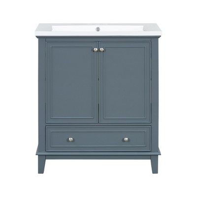 TiramisuBest 30" Bathroom Vanity with Sink Combo, Modular Sectional Sofa with Storage, Sideboard Buffet Style Design for Living Room