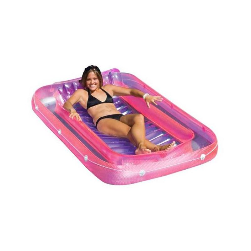 New Swimline 9052 71" Swimming Pool Inflatable Suntan Tub Float Lounge, 1 of 6
