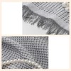 Unique Bargains Waffle Tablecloths with Tassel for Indoor Outdoor, Kitchen Dining Farmhouse Camping Parties - 3 of 4