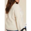 ELOQUII Buttoned Sleeve Sweater - 3 of 4