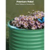 Raised Garden Bed, Galvanized Raised Planter Box, Easy Assembly, Outdoor Metal Planter Box for Vegetables, Fruits, Flowers - 3 of 4