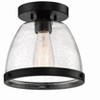 Craftmade Lighting Lodie 1 - Light Flush Mount in  Flat Black - 3 of 4