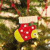 Gloria Duchin Clay Stocking Tree Ornament - 3 of 3
