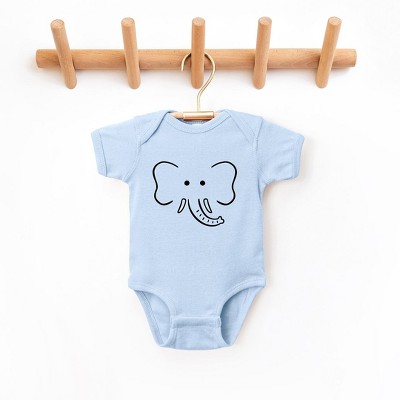 The Juniper Shop Elephant Baby Bodysuit
