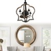 Bella Depot 15" Farmhouse Distressed Wood Ceiling Fan 3-Speed Reversible Blades with Light and Remote - 4 of 4