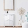 Vtec Trading Pure White 2-Door Floor Cabinet - 2 of 3