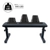 SEVOBAL Home Gyms Flat Weight Bench Home Dumbbell Stool Home Fitness Strength Training Bench Comfortable Design, Black, 40.8"*16.8"*21" - 4 of 4