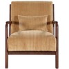 NicBex Wooden Lounge Chair Accent Chair with Waist Cushion, Comfy Chair for Living Room, Bedroom, Office - 2 of 4