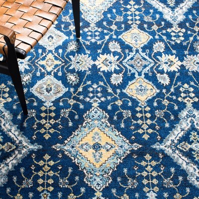 Royal Ivory High Pile Synthetic 4' x 6' Rectangular Rug