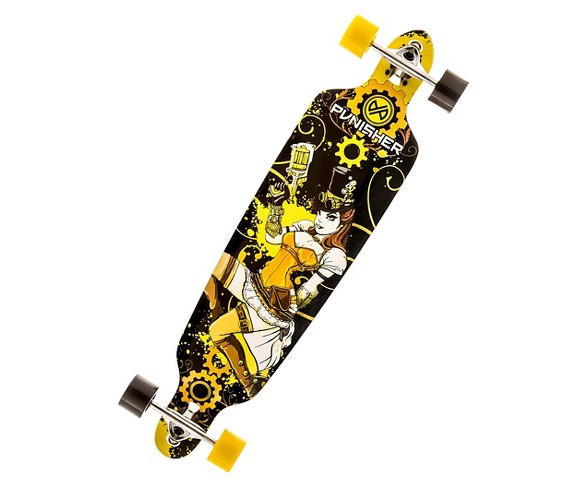 Punisher Skateboards Steampunk 40" Longboard Skateboard