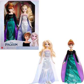 Disney Frozen Queen Anna & Elsa the Snow Queen Fashion Doll 2pk