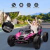 24V Electric UTV, Ride On Toys for Kids, 2x130W Electric Car with Remote Control, 4 Shock Absorbers, LED Lights, Music - 3 of 4