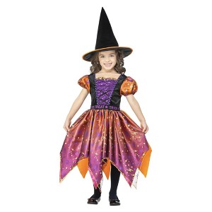 Moon & Stars Witch Child Costume - 1 of 4
