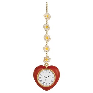 Halloween The Wizard of Oz Heart Clock Red - One Size