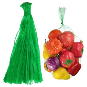 Unique Bargains Seafood Vegetable Grocery Shopping Stretchable Reusable Mesh Produce Bags 100 Pcs - 1 of 4
