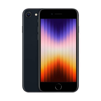 Consumer Cellular Apple iPhone SE (3rd generation) 5G (64GB) - Midnight