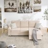 ODK L-Shaped Modular Sectional Sofa, Deep Seated Cloud Couch, Modern Corduroy Couch, Convertible Sofa Lounge, Upholstered Couches for Living Room - 4 of 4