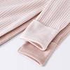 Baby Girls' 2pk Solid Wide Ribbed Sleep N' Play - Cloud Island™ Pink - 4 of 4