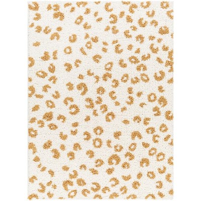 Mark & Day Mycal 5'3"x7' Rectangle Woven Indoor Area Rugs Apricot/Cream: Stain-Resistant, Modern Polyester for Living Room