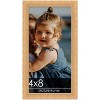 PosterPalooza | 4x8 Modern Bamboo Picture Frame, UV Acrylic, 5 Finishes - 2 of 4