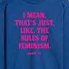 Men's - Mean Girls - Rules Of Feminism Long Sleeve Graphic T-Shirt - 2 of 4