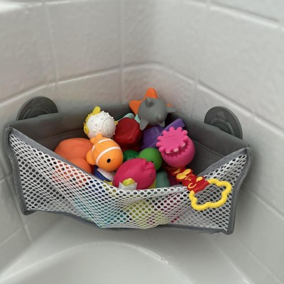 Munchkin High'n Dry Corner Bath Toy Organizer - Gray : Target