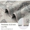 Living room washable area carpet, soft retro bedroom carpet, classic retro foldable low fluff indoor carpet - 3 of 4