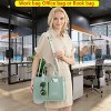 Large Women's Purse Crossbody Bags Work Laptop Book Bag Top Handle Satchels Handbag - 4 of 4