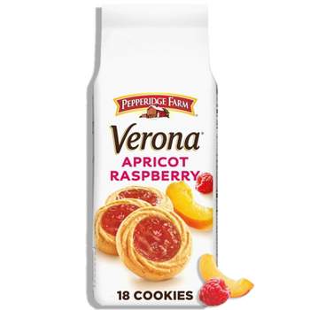 Pepperidge Farm Verona Apricot Raspberry Thumbprint Cookies - 6.75oz
