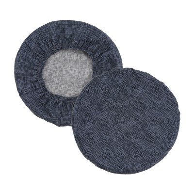Unique Bargains Round Washable Elastic Bar Stool Cover for Dia 12"-14" Chairs 2 Pcs