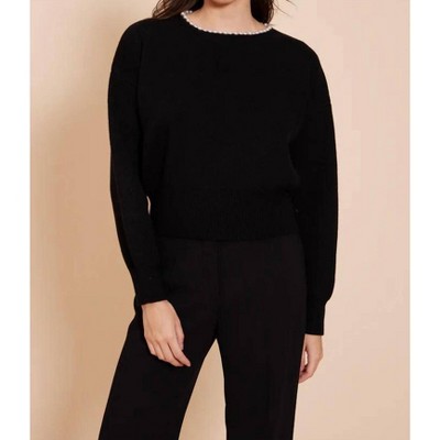 Women's Carota Pearl Sweater - LUCY PARIS
