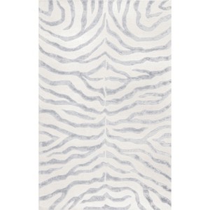 Nuloom Hand Tufted Plush Zebra Indoor Area Rug - 1 of 4
