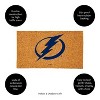 EvergreenNHLTampa Bay Lightning Logo Natural Coir 28 x 16 Inches Indoor Outdoor Doormat - 4 of 4