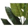 Monarch Specialties Artificial Plant 59 inch Tall Strelitzia Tree Indoor Faux Fake Floor Greenery Potted Real Touch Decorative Green Leaves Black Pot - 4 of 4