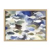 Kate and Laurel Blake Concurrent Framed Printed Glass by Janet Meinke-Lau, 18x24, Natural - 2 of 4