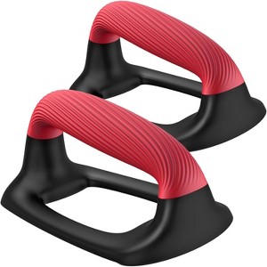 Non-Slip Push Up Bars, Stable Stands with Thick Soft Handles for Efficient Floor Strength Training & Home Gym - 1 of 4