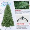 NAYSAYE Christmas Tree Artificial PVC Tree with Memory Wire for Indoor Holiday Decoration, Green, 36"*39"*72" - 4 of 4