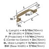 Amerock Highland Ridge Cabinet or Drawer Pull - 4 of 4