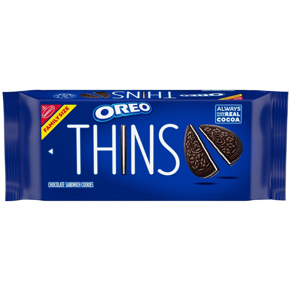 Case of 12 Oreo Thins Original Cookies Family Size - 11.78oz (BB June 19.2025) 